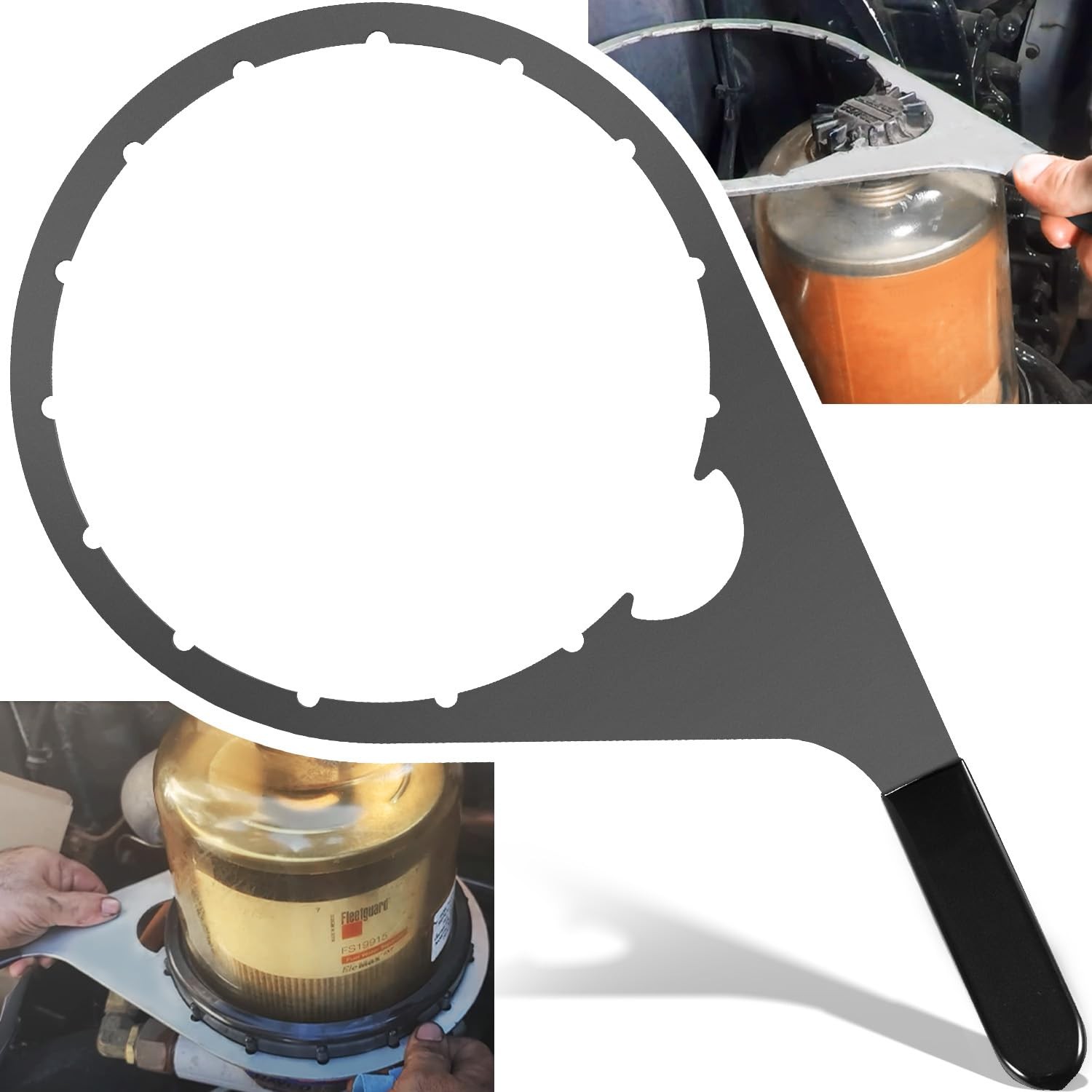 8″ Fuel Filter Collar Vent Cap Wrench for Davco 482017 Metal Oil Water Separator