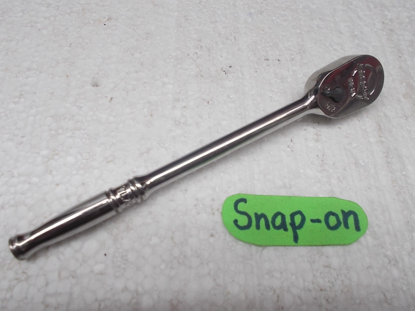 Snap-on tools 1/4″ drive Long Fixed Head Ratchet TL72F USA Nice!