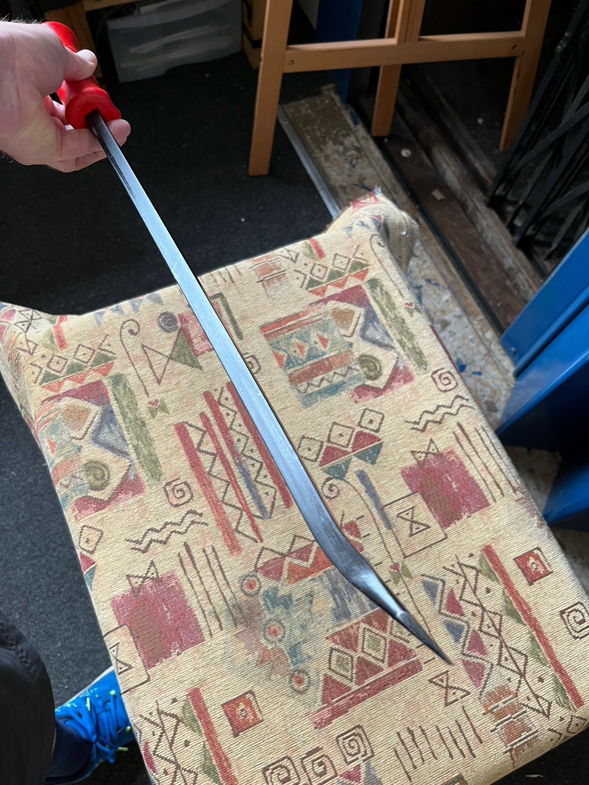 Snap On 24” Striking Pry Bar In Classic Red SPBS24A Made In USA New Premium Tool