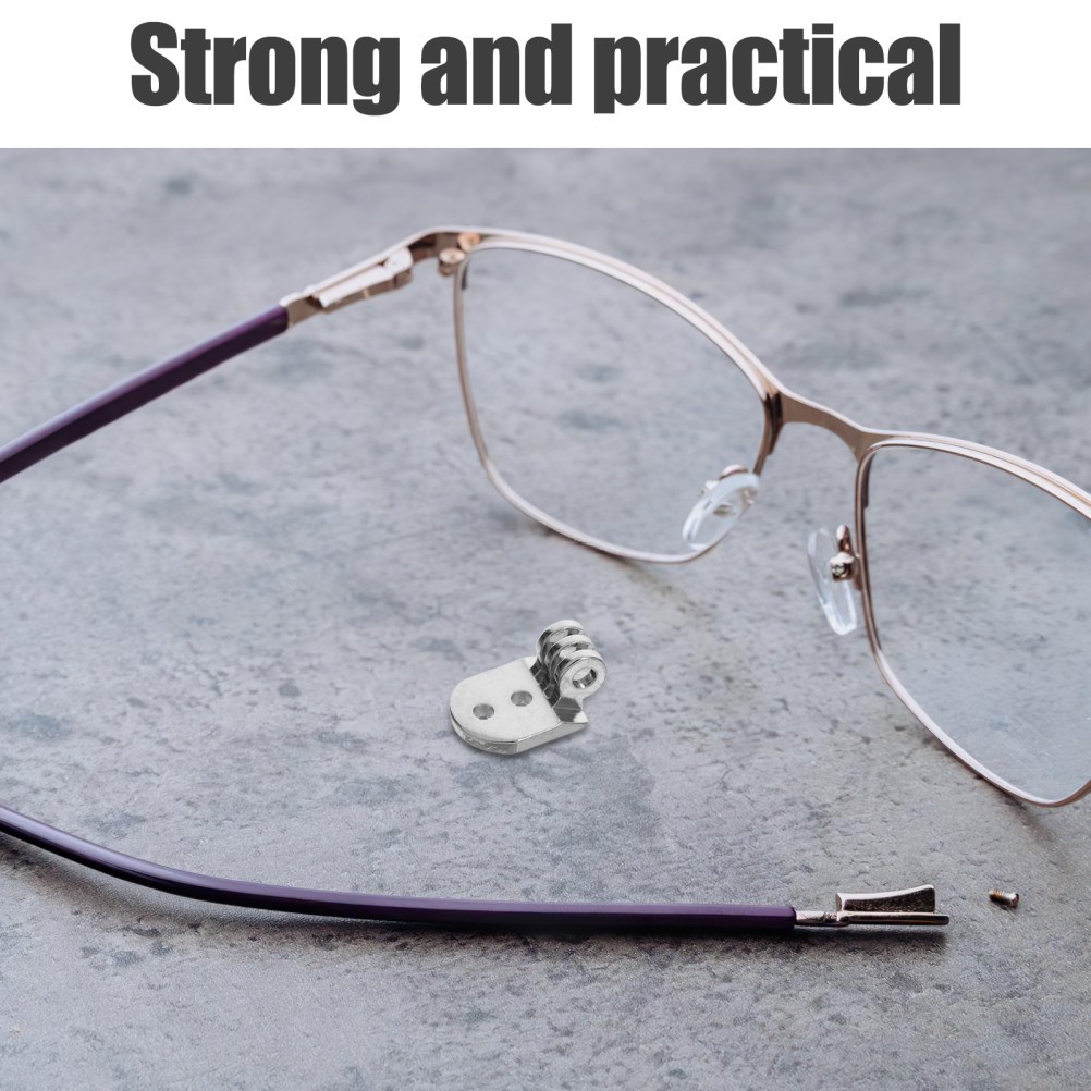 5 Sets Metal Eyewear Hinges Replacement for Repair Kit Eyeglasses Supplies