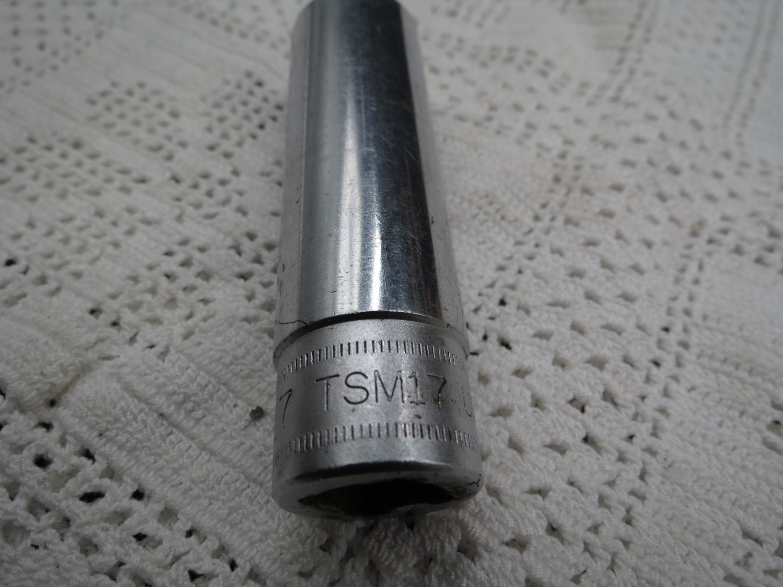 Snap On 1/2″ Drive 6-Point Metric 17mm Flank Drive Deep Socket TSM17