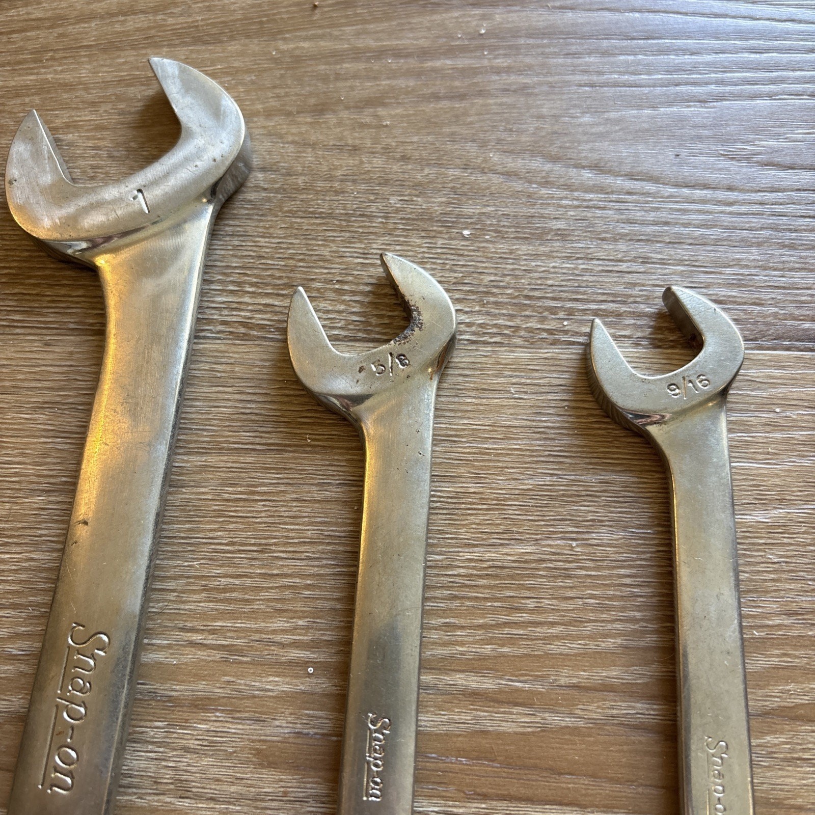 Snap On 5 Piece SAE Four-Way Angle Head Wrench Set VS32-VS20-VS18-VS16-VS14