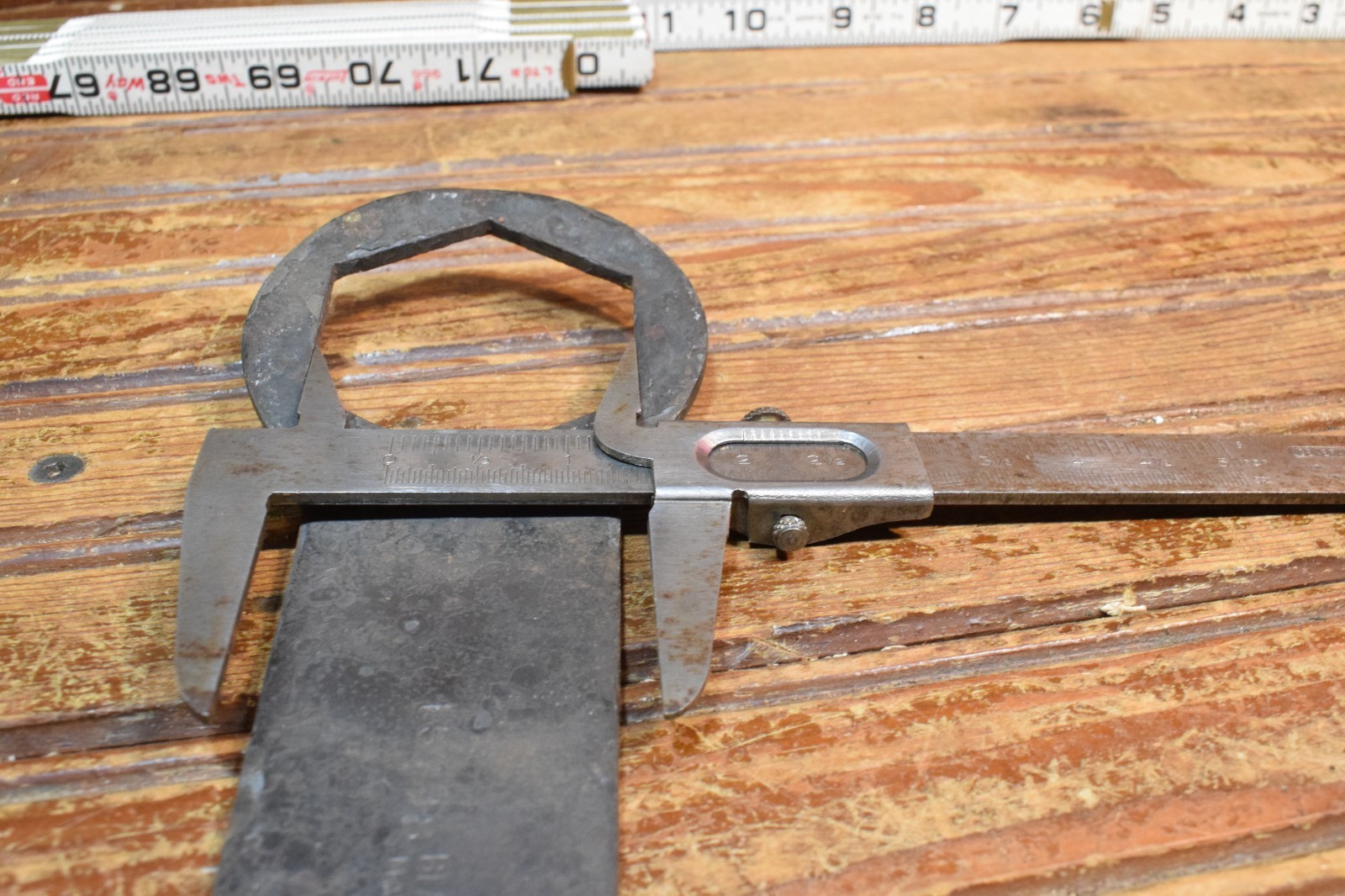 2″ HEXAGONAL WRENCH AXLE HUB GREASE COVER 1920s 1930s VINTAGE CAR HAND TOOL AUTO