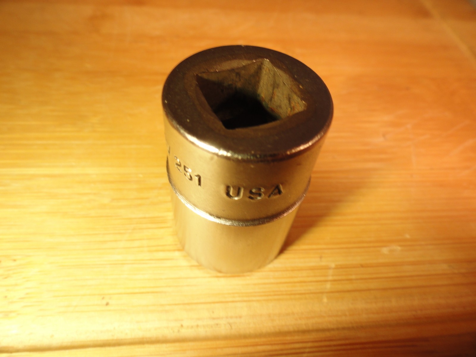 Snap-On Shallow Socket 25/32″ SV251 1/2″ Drive 12 Pt Sold As Pictured