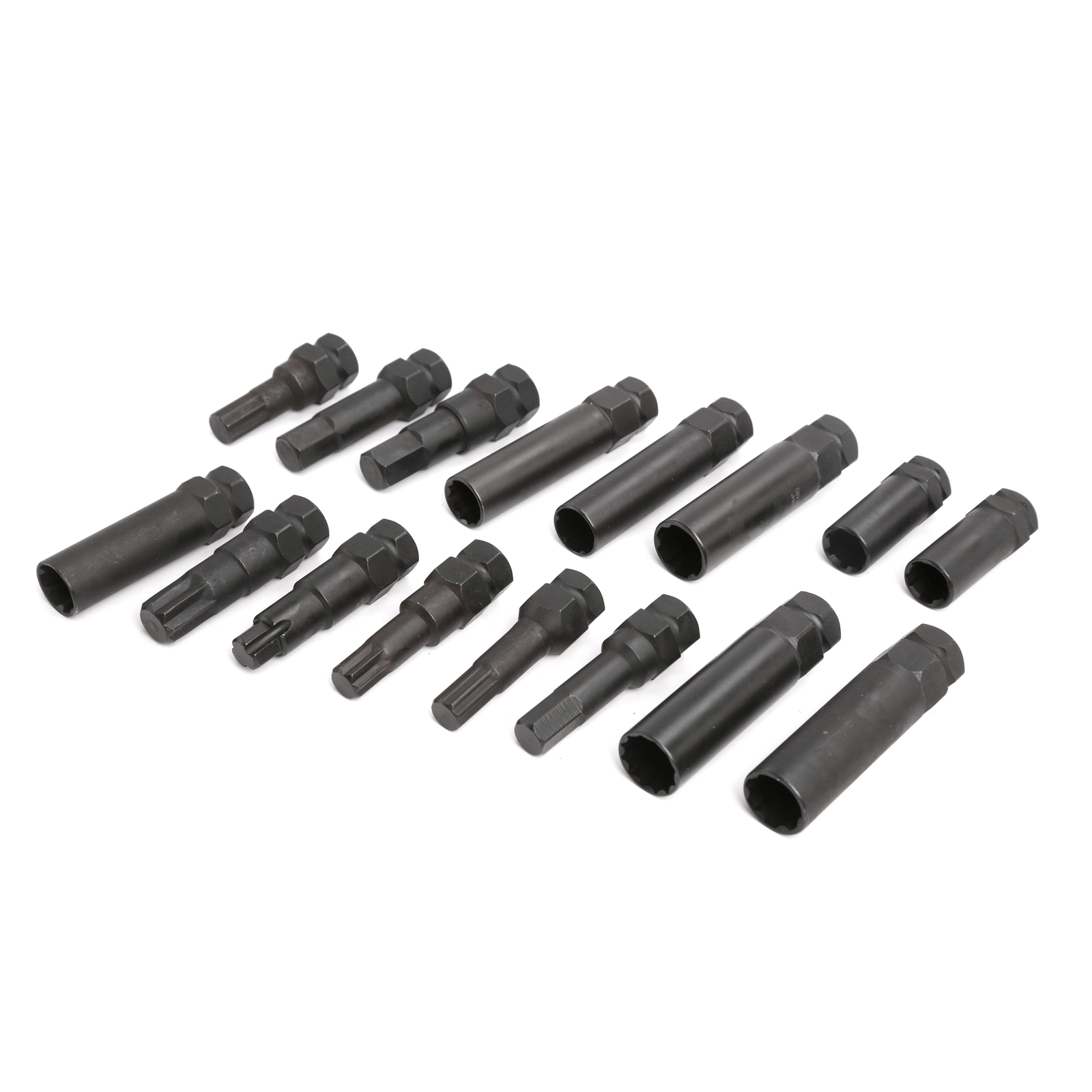 16pc Security Locking Key Lug Nut Master Pro Socket Set Tool Kit Wheel Removal