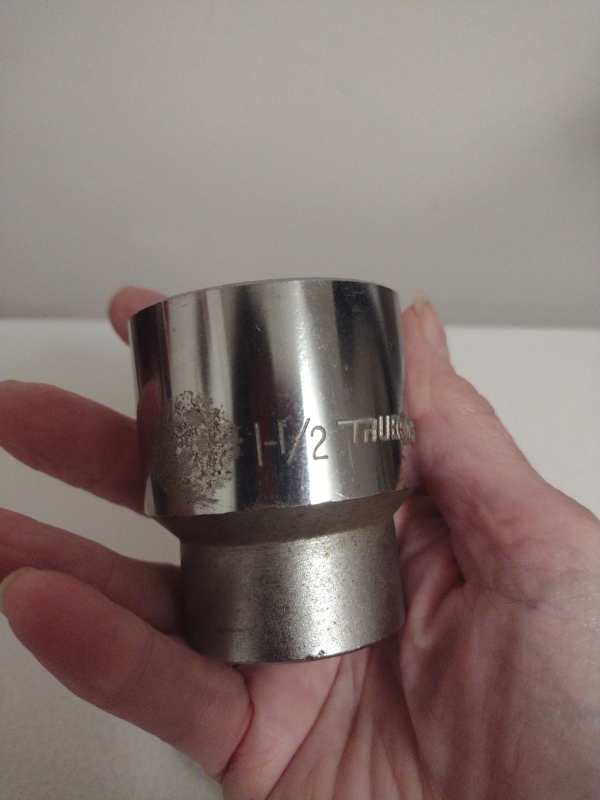 Vtg True-Craft 1-1/2″ Jumbo Socket 3/4″ Drive 12pt # 61248 Japan Chrome Vanadium