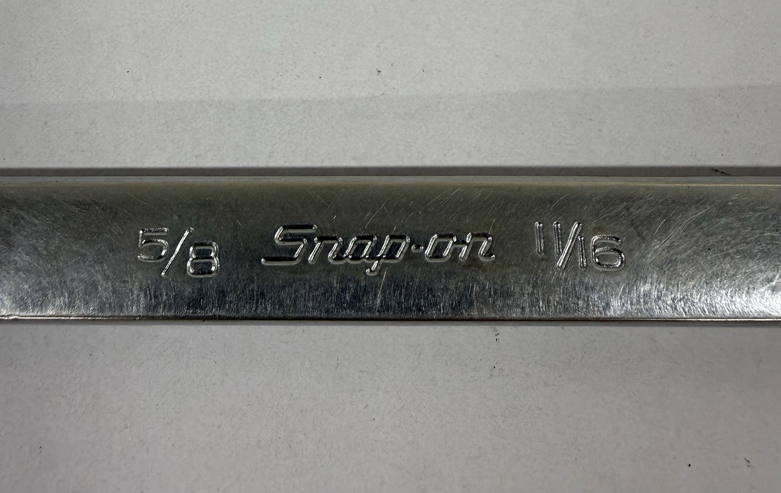 Snap On 5/8″-11/16″ 6PT SAE Chrome Flare Nut End Wrench RXFS2022A