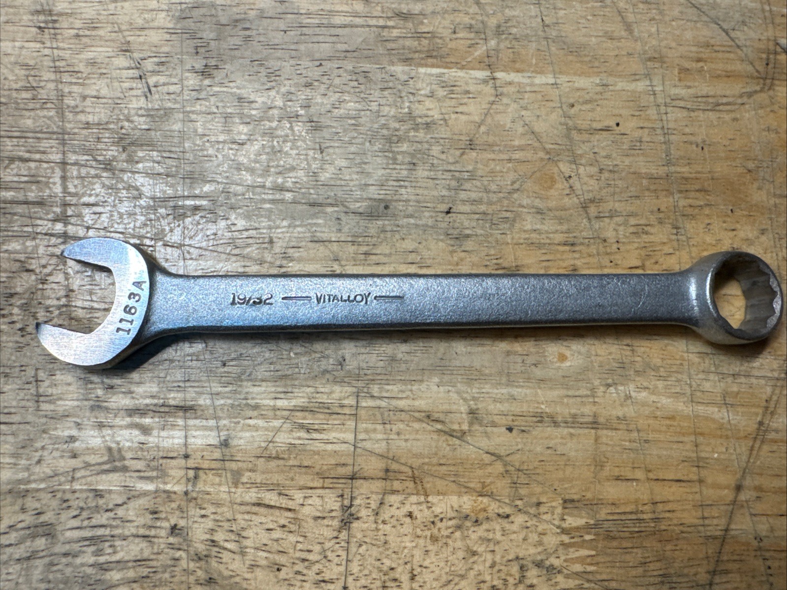 Vintage Billings Vitalloy 1163 9/16″ Combination wrench Made in USA 