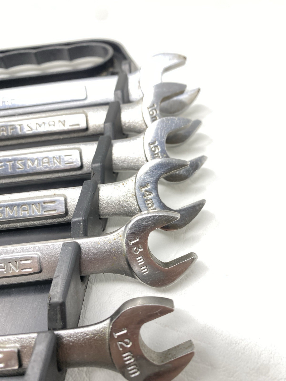 Vintage Craftsman USA Made Metric Combination Wrench Set 8pc Set 10-17mm Clean!