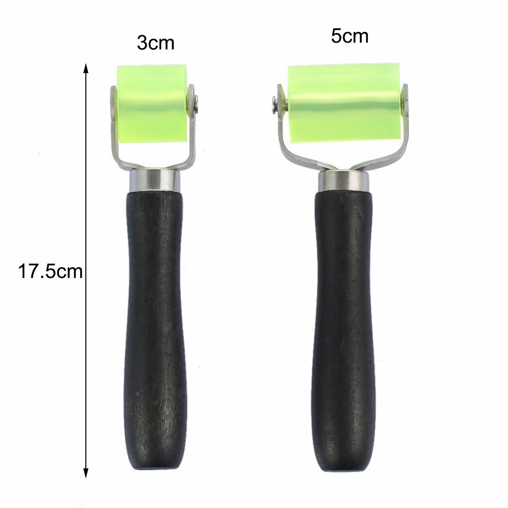 L+S Commercial Grade Sound Deadening Hand Roller Installation Tool Wood+Rubber