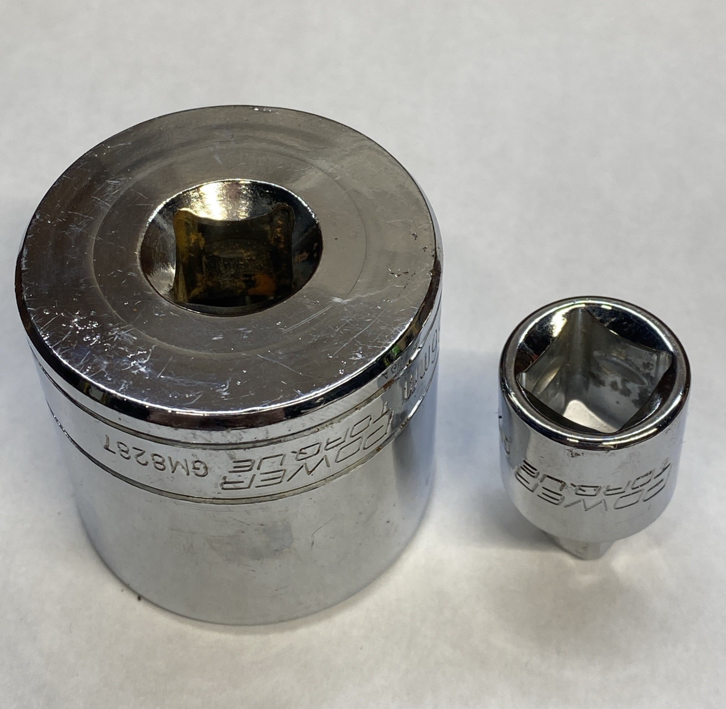 POWER TORQUE 36MM METRIC 1/2″ DRIVE SHALLOW SOCKET 12 POINT GM8287 & ADAPTER