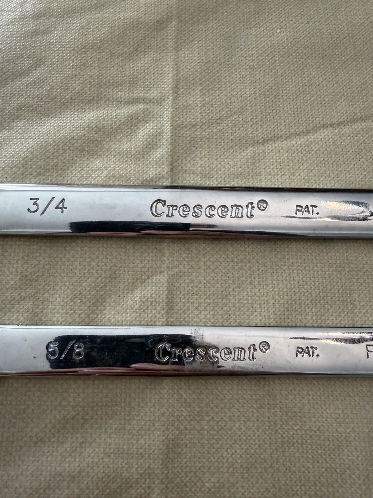 Crescent Wrench 2 Pc – 3/4”, 5/8” Combination Ratcheting Box End Reversible