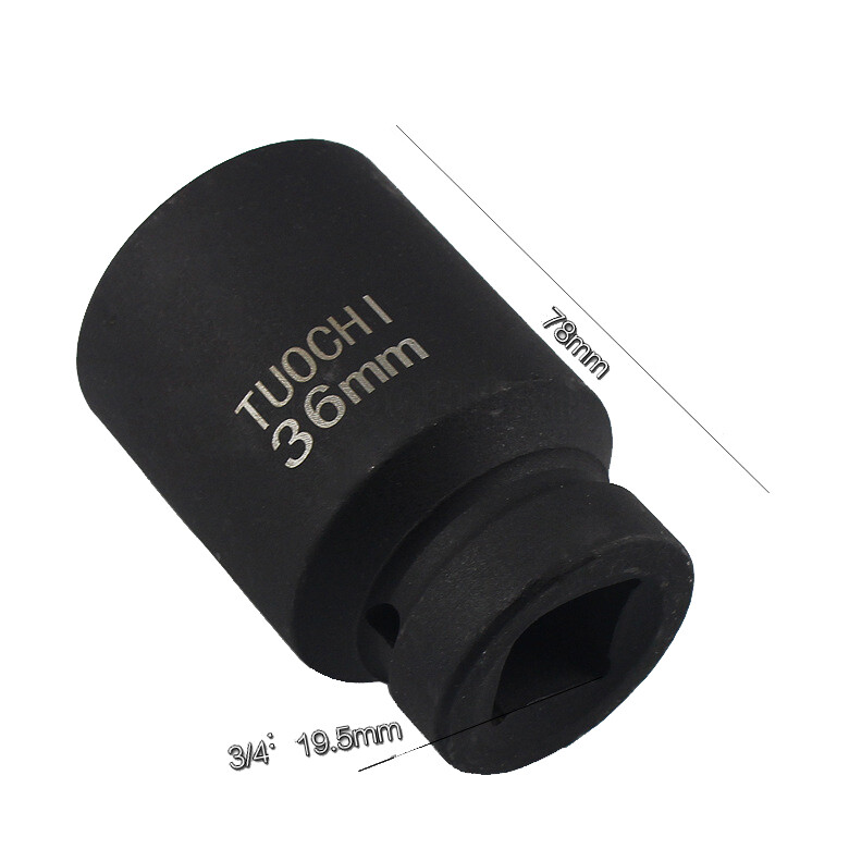 17-65mm 3/4″ Dr. 6PT Deep Impact Socket 78mm Full Length Metric Individual Size