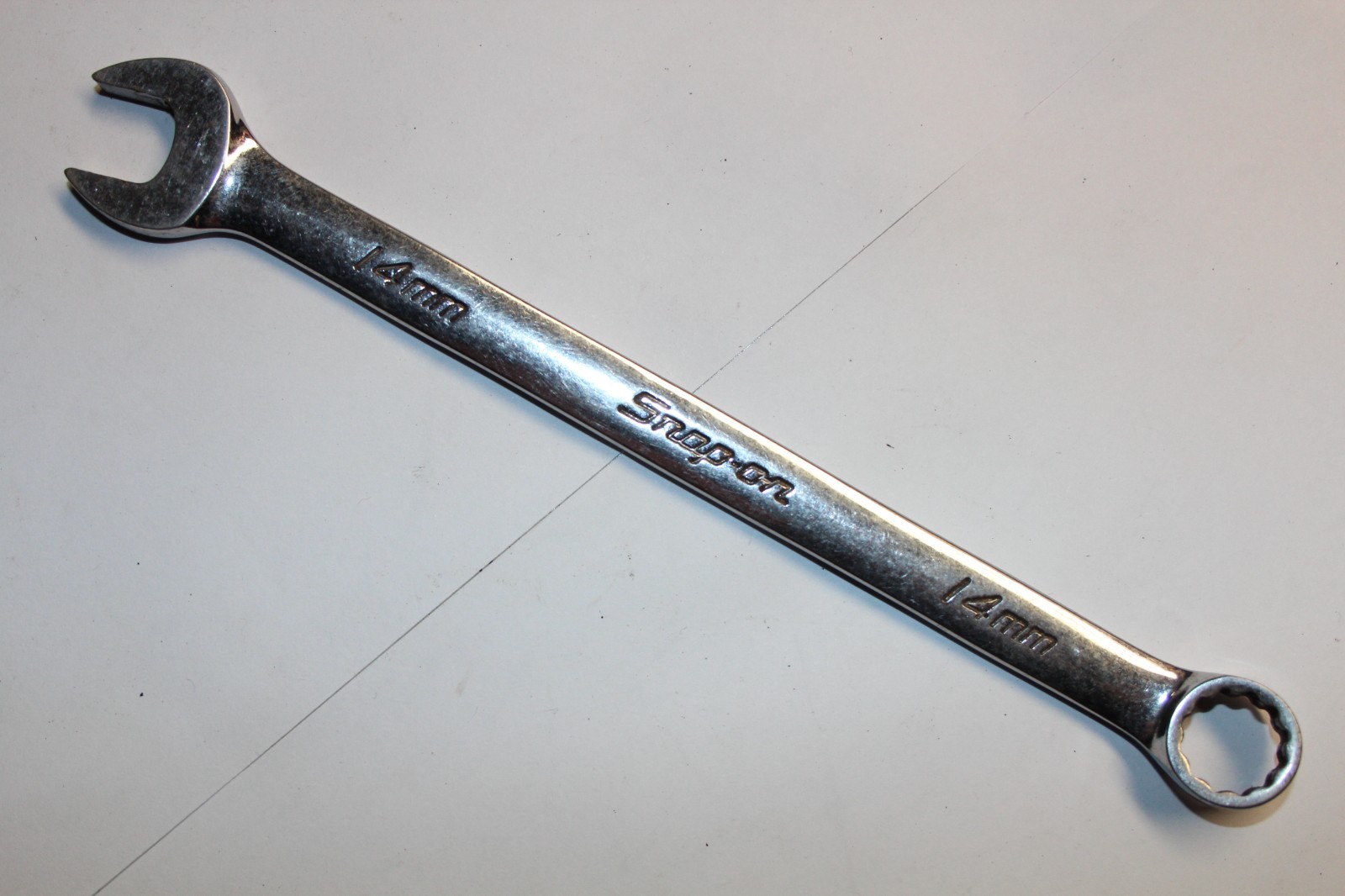 Snap-on Tools OEXM140B 14mm 12 Point Metric Flank Drive Combination Wrench USA
