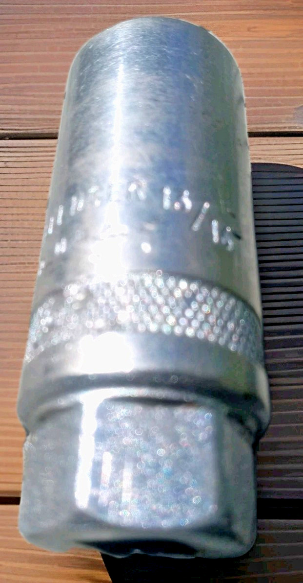 Proto Challenger 1326HP 3/8″ Dr. 13/16″ 6pt Spark Plug Socket Chrome Vintage USA