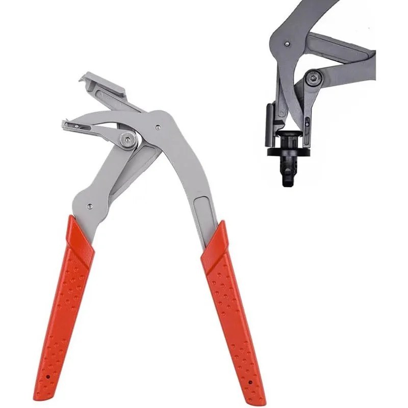 Car Clip Removal Pliers Steel Spring Loaded Fastener Remover Tool for Auto Trim