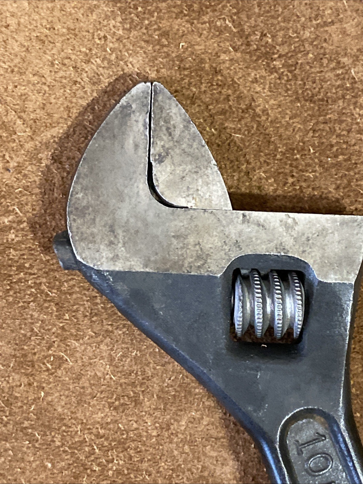 Proto 10 inch Adjustable Wrench 710-S Jaws And Wheel Are Tight Solid USA