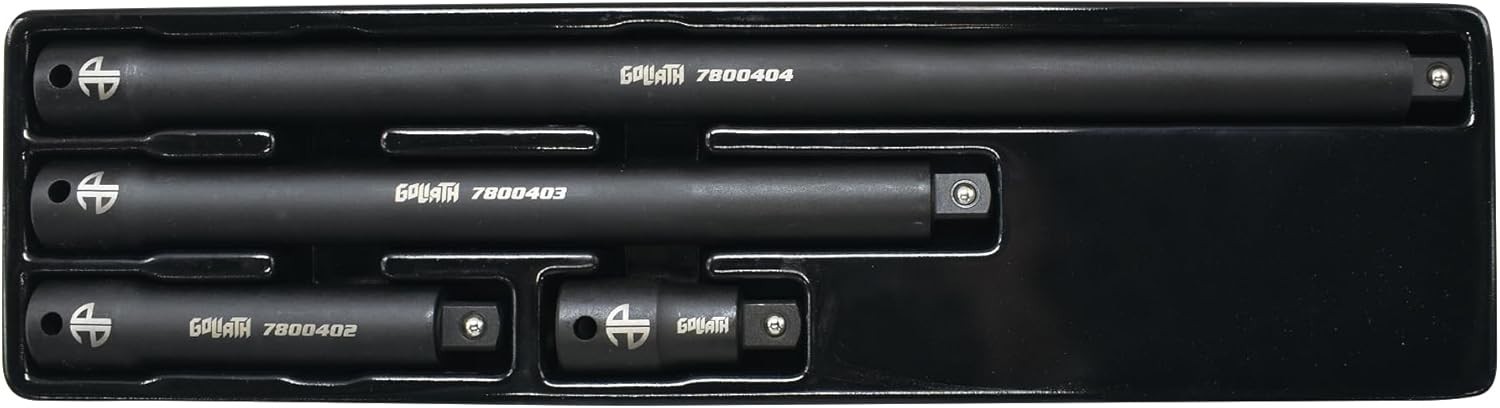 4Pc 1/2″ Drive Impact Extension Bar Set No Power Loss High Torque 2.5″-15″