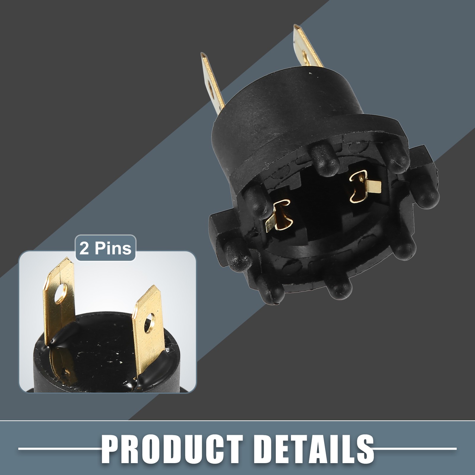 Car Headlight Bulb Socket Adapter B28V-51-0A3 TWO Custom for Mazda 3 2004-2009