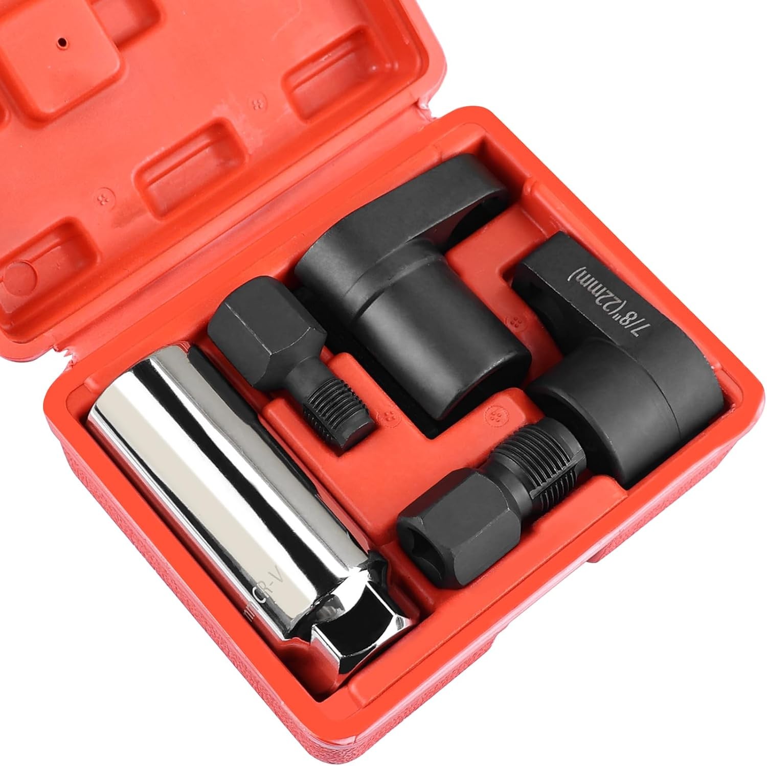 O2 Oxygen Sensor Socket Set, 3/8 in Drive, 7/8 in (22mm), Premium Removal Tool