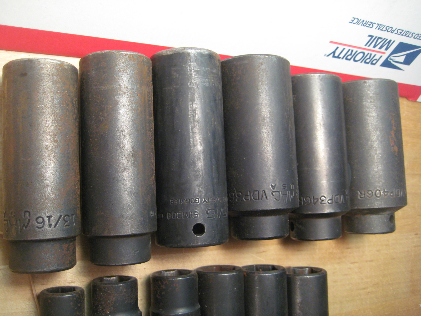 MAC & SNAP ON TOOLS 12PCS SEA DEEP IMPACT SOCKET SET 6-POINT 1/2DR