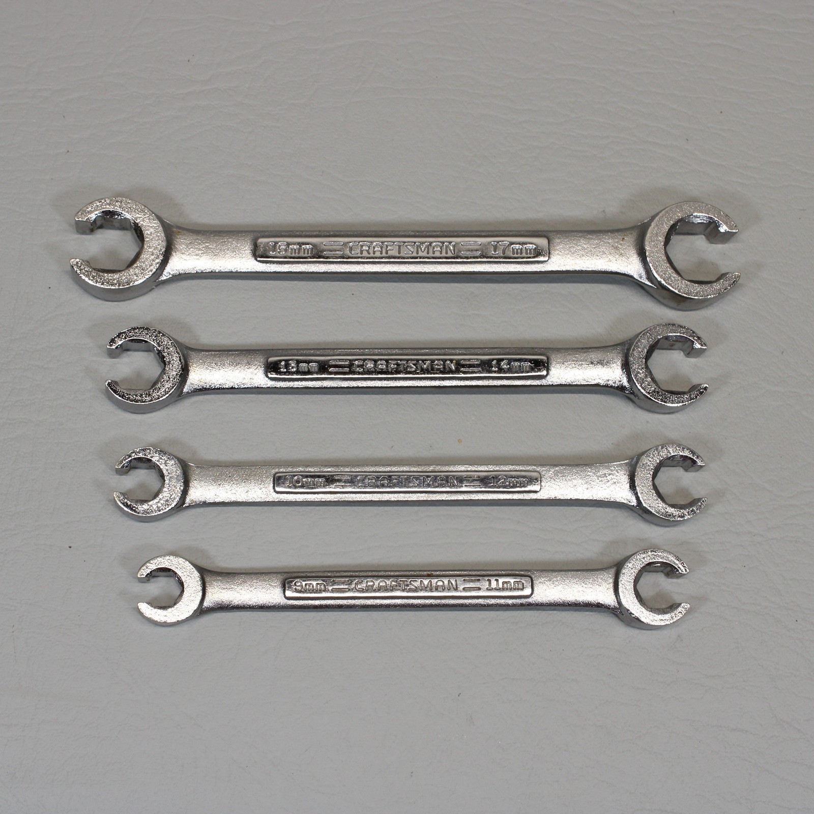 Craftsman USA 4pc Metric Line/Flare Nut Wrench Set 9-17mm