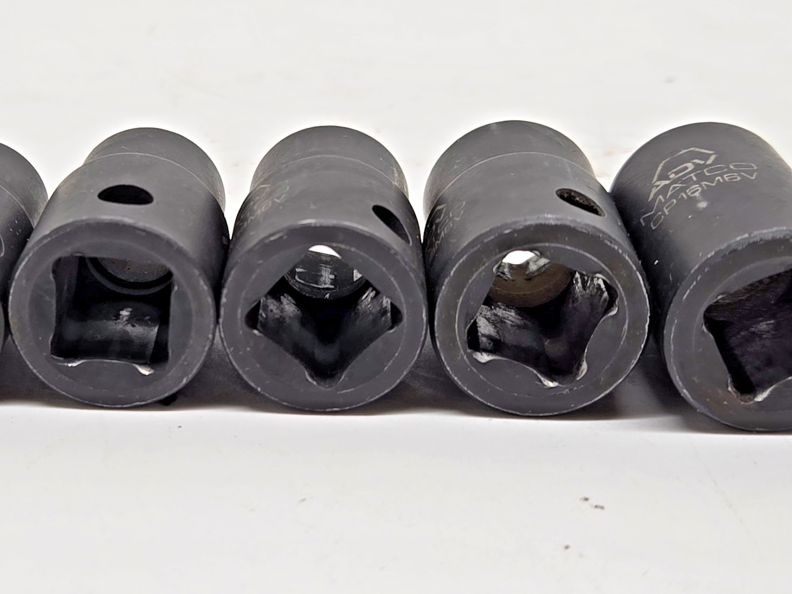 MATCO ADV 14 Piece Socket Set 1/2″ Drive Shallow Impact Metric 6 Point