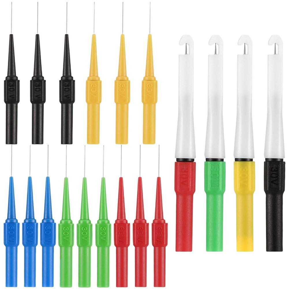 Auto Test Probes Banana Test Leads Stainless Steel Needle Brass Contacts