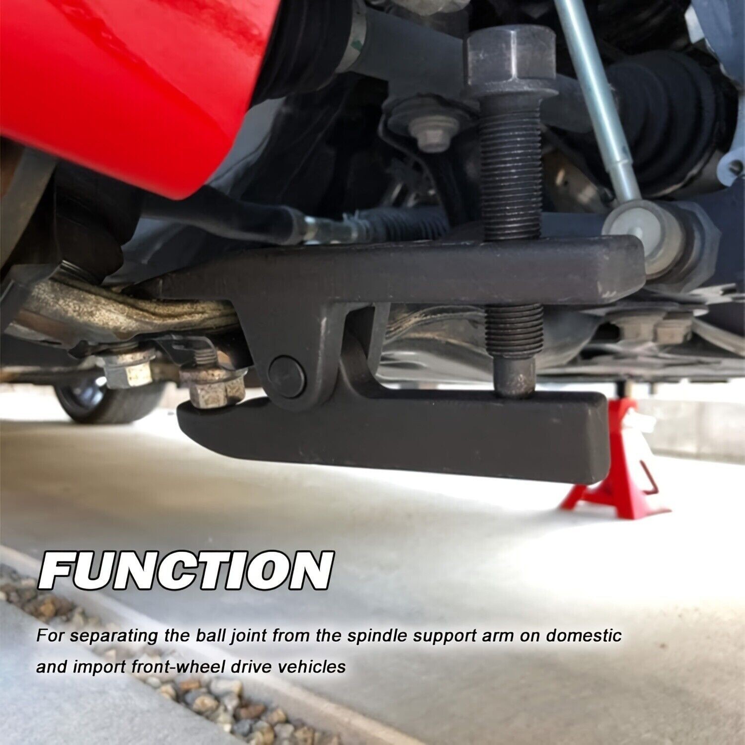 Adjustable Ball Joint Separator Tie Rod End Puller Removal Splitter Tool 19mm