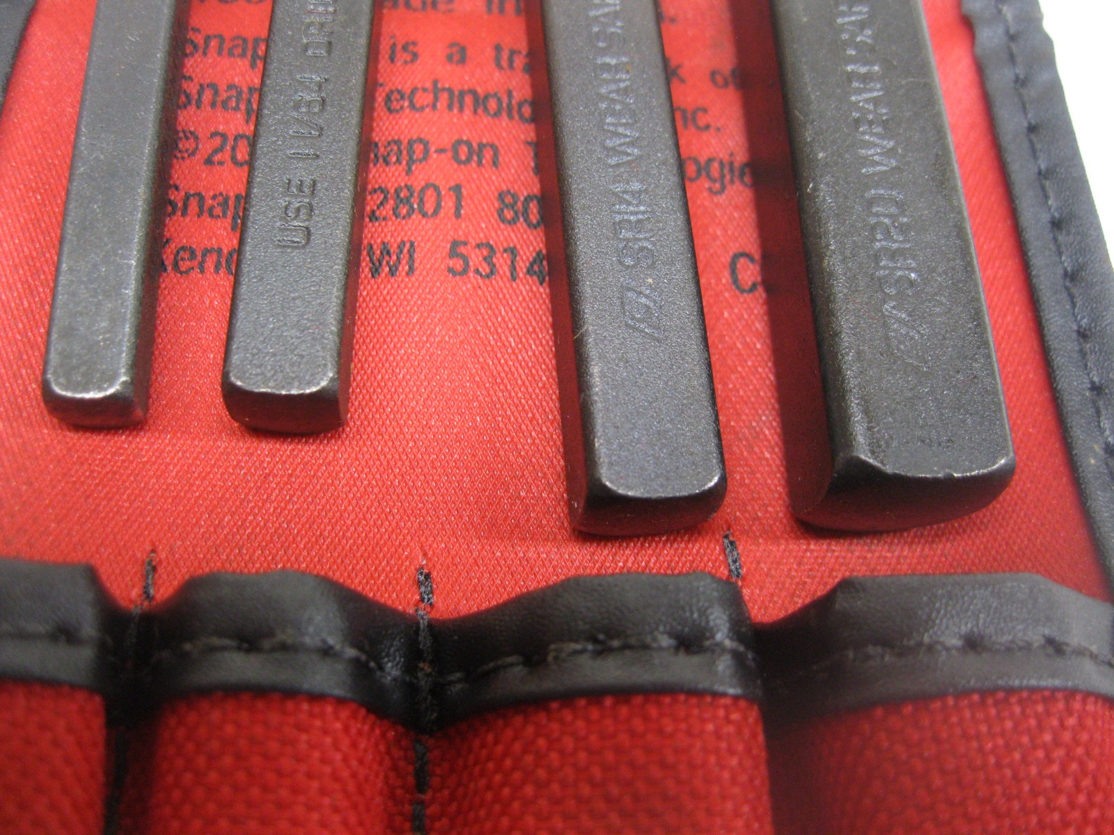 Snap-On SR40K Tapered Bit Extractor 4 Piece Set in Pouch