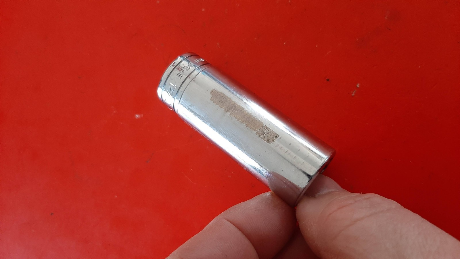 Snap-on Tools SF-241 3/8″ Drive 3/4″ Deep 12pt Point Socket USA Owner Mark