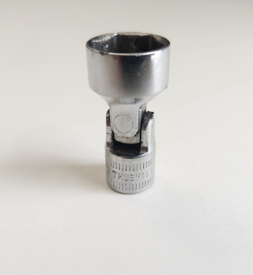 Snap-On 13MM 1/4″ DRIVE TMUSM13 6 Point Metric Universal SWIVEL SOCKET TMUSM 13