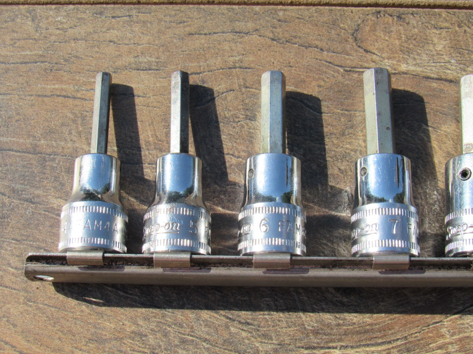 SNAP ON 207FAMY 7 PC METRIC HEX BIT SOCKET SET FAM4 – FAM10 4MM 10MM 207EFAMY