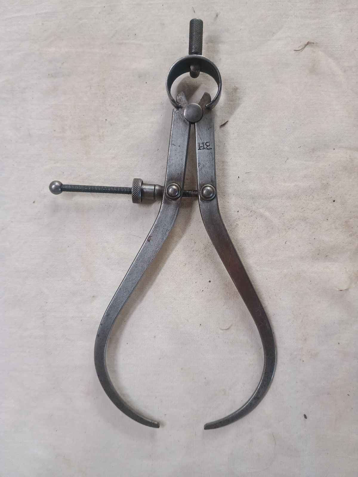 L.S. Starrett Outside Spring Caliper Engineer Tool Vintage Motorcycle Car