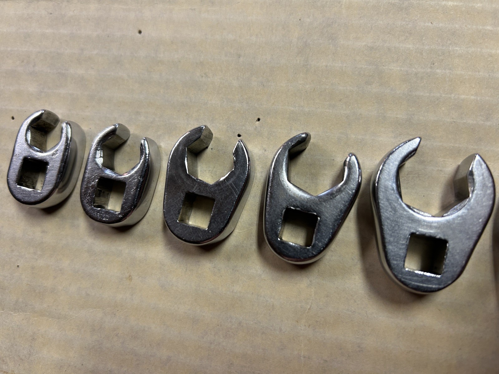 Snap On 6 pc 3/8″ Drive Flare Nut Crowfoot Set 7/16″ – 3/4″