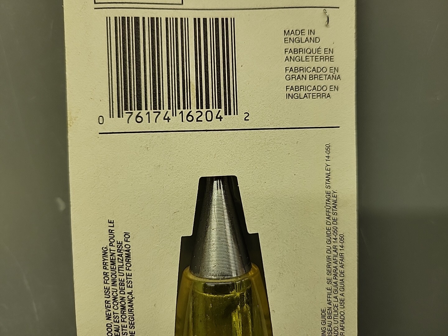 Stanley Wood Chisel 1/4″ 6mm 16-204 New Old Stock Sheffield England