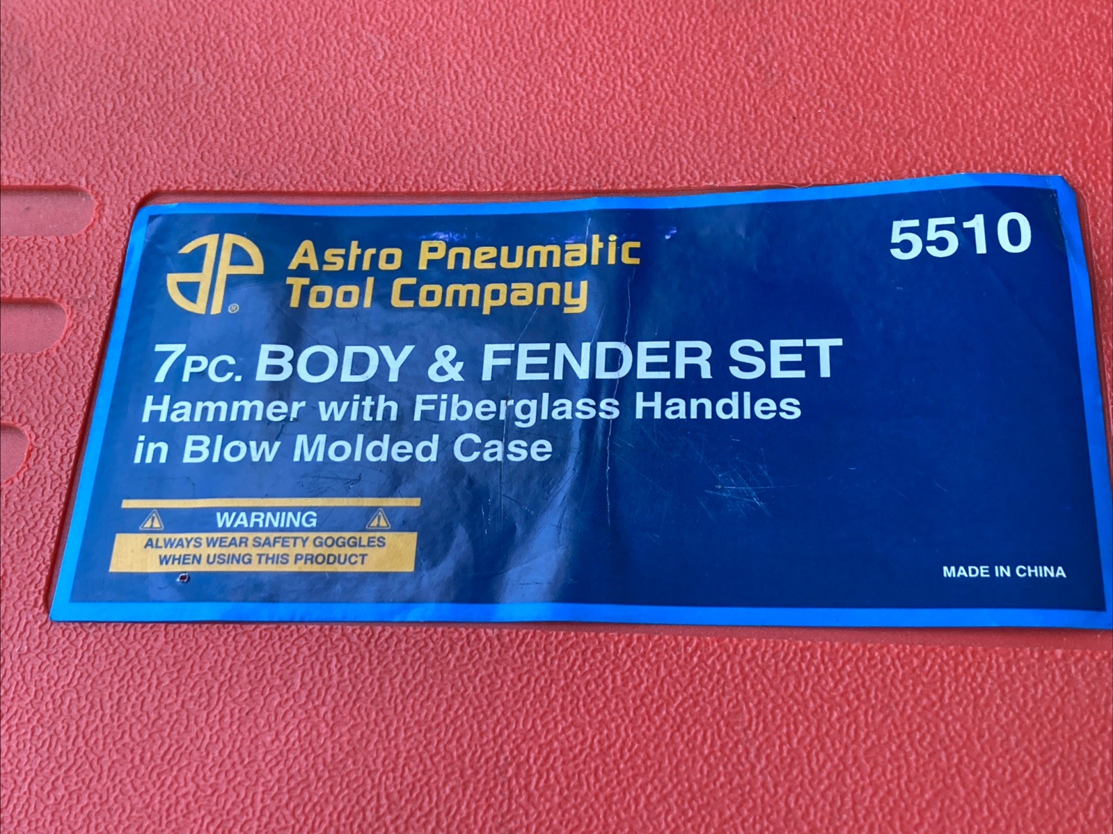 7 PC HAND CAR AUTO BODY WORK HAMMER AND DOLLY FENDER TOOL DENT REPAIR SET KIT