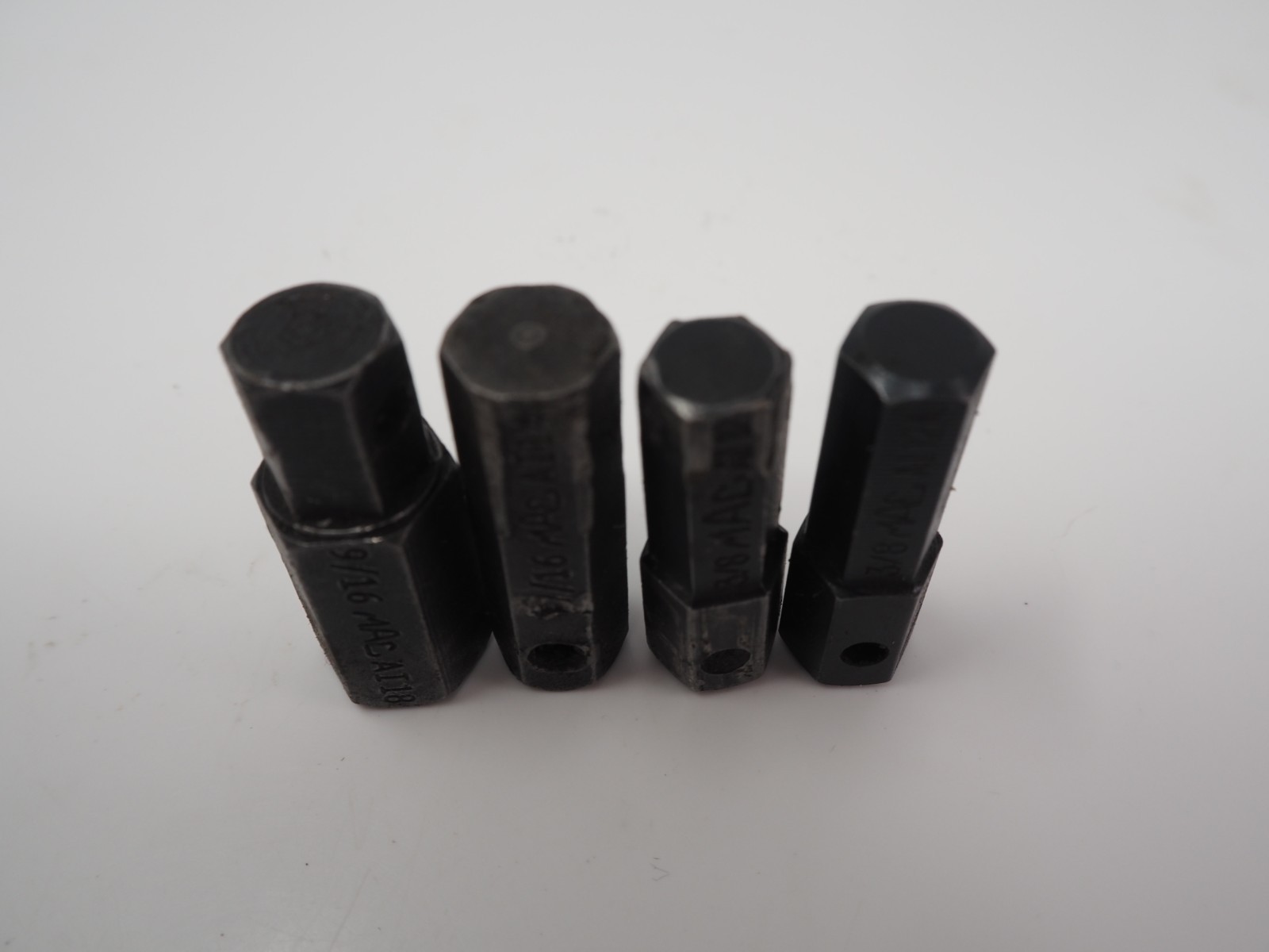 MAC Tools 4pc 7/16 Hex Drive Impact Bit Lot 3/8 7/16 9/16 USA