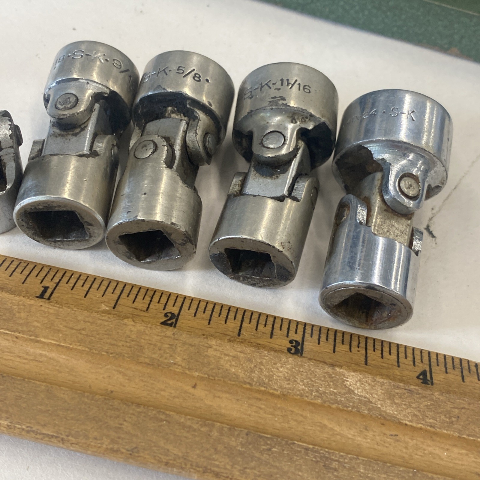 6pc S-K/Mac Mix Maker 6pt Universal Swivel 3/8 dr. Socket Set 7/16″ – 3/4″ M0911