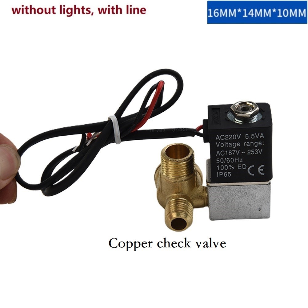 Solenoid Valve Oil-free -10 To 80 °C 1PCS for 2 Way Normally Closed Air Brass