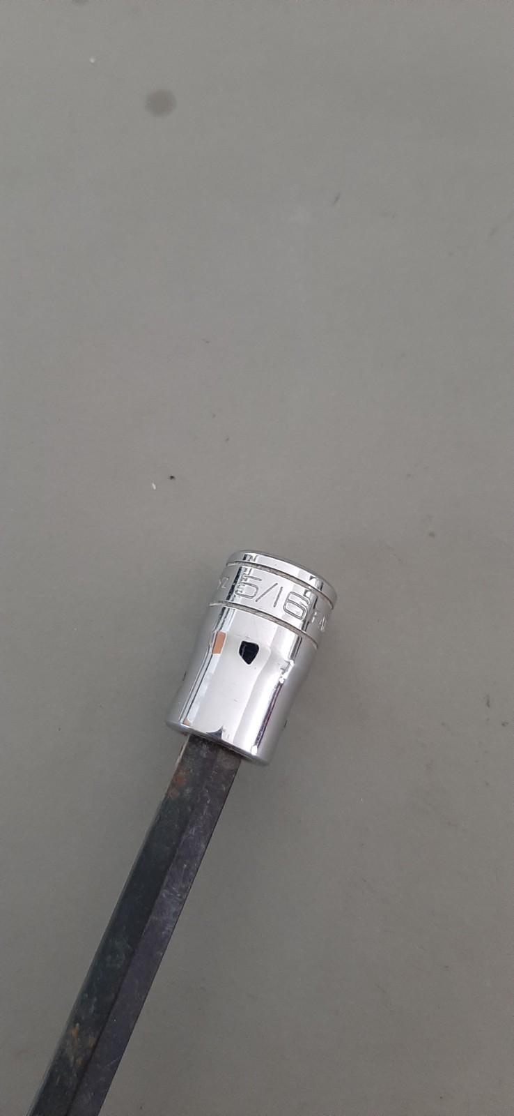 Snap-On USA 5/16″ FA10L 3/8″ Drive 5″ Long Shank Hex Bit Driver Socket Engraved