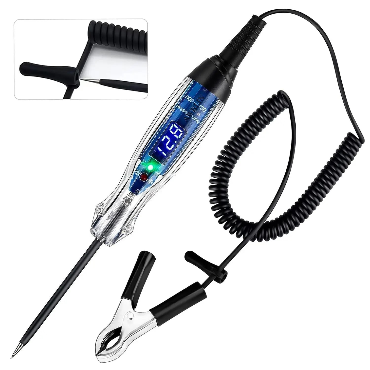 Automotive Test Light Circuit Probe Voltage Tester LED 9V-72V