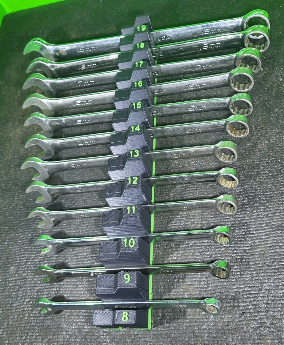 Adjustable Interlocking Wrench Organizers 8-19mm