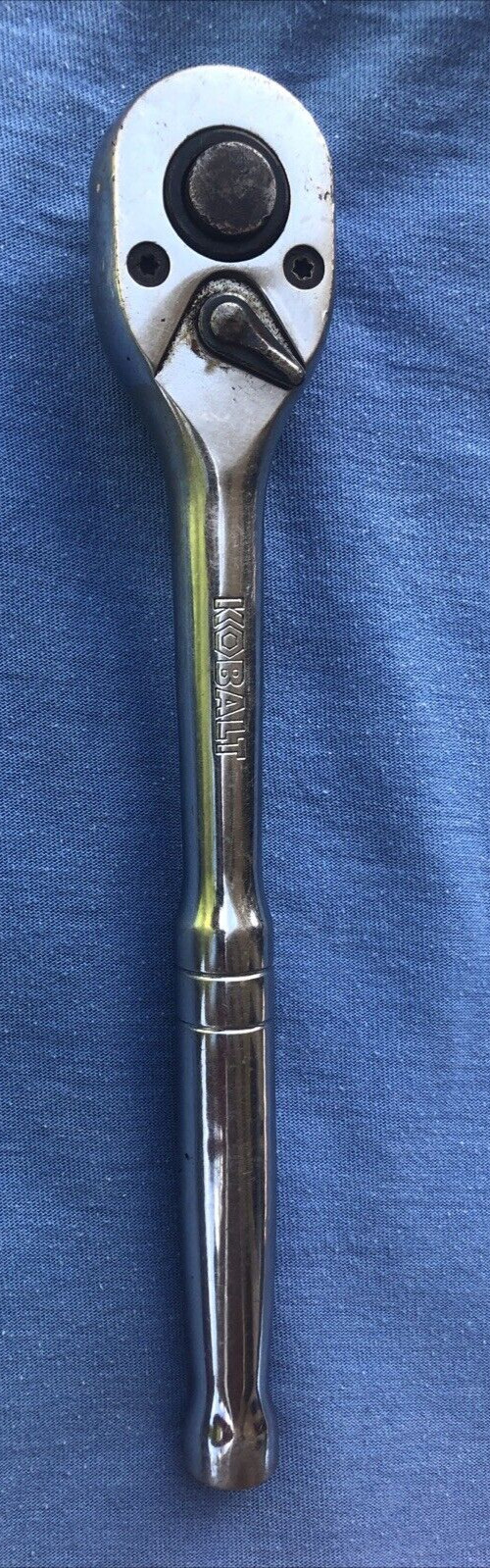 Kobalt 1/2 Inch Drive No. 337309 0916 Ratchet 10 Inches Long With Quick Release
