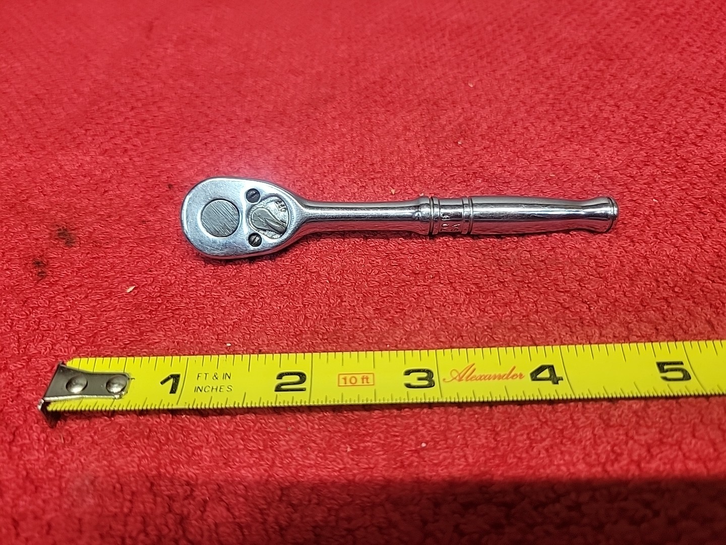 Vtg Snap-On Tools 1/4″ Drive Rachet TM70B Made In USA 🇺🇸