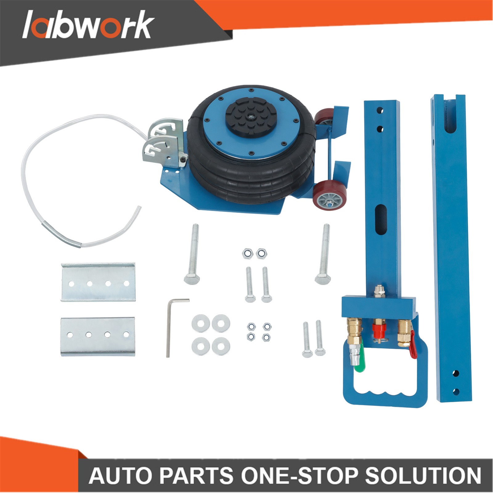 Labwork Triple Bag Air Jack 3 Ton/6600 lb Pneumatic Jack 17.7″ Car SUV Lifting
