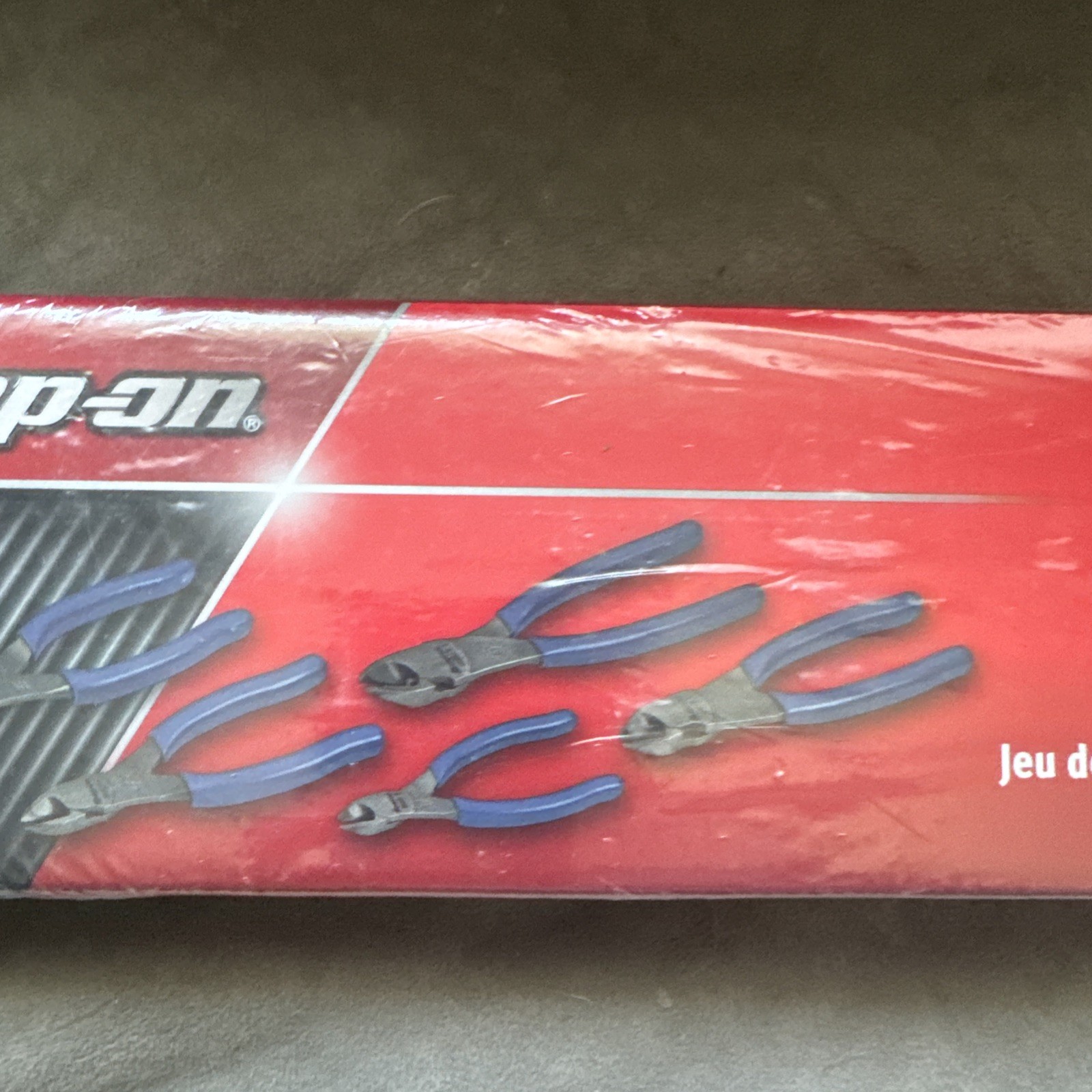 Snap-on Tools USA NEW 5pc POWER BLUE Diagonal Cutter Pliers Set CUTTER5MB