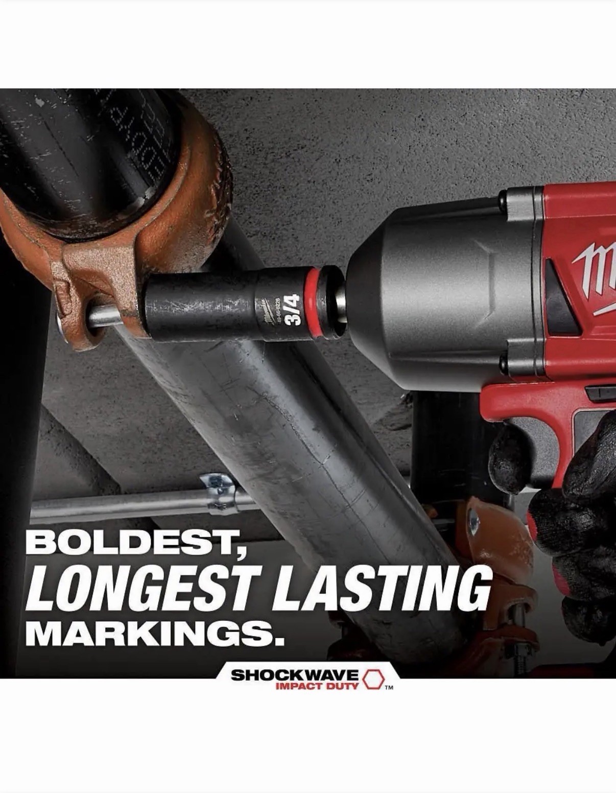 Milwaukee 49-66-7007 3/8″ Drive Metric Standard Impact Socket Set – 14 PC