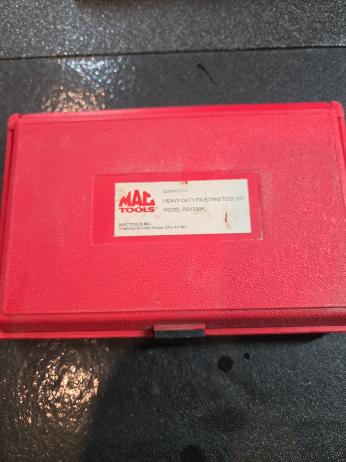 Mac Tools Heavy Duty Riveting Tool Kit Model RG1000K