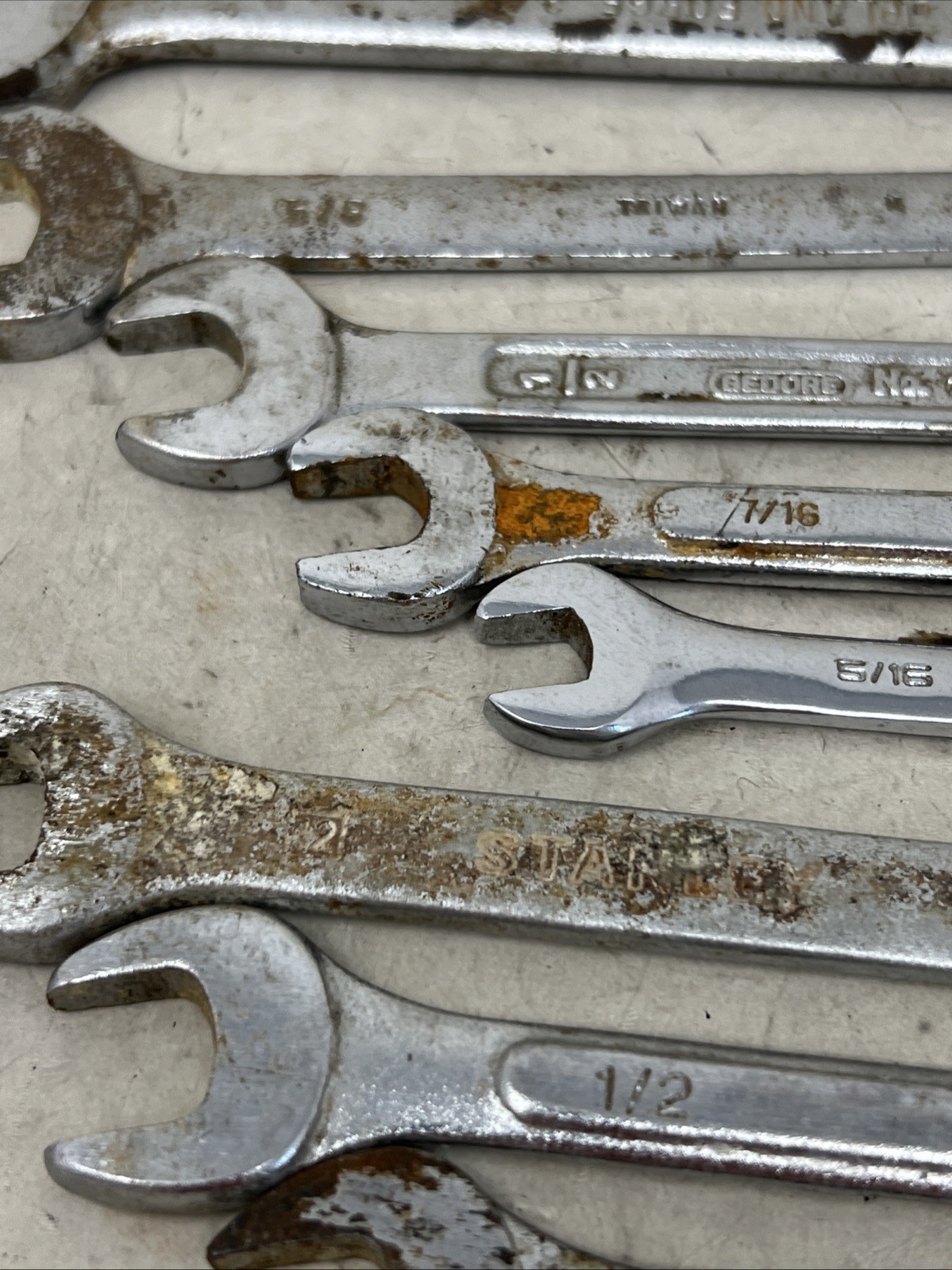 Mixed Lot of 25 Wrenches Pittsburg Durability Stanley Trades Pro